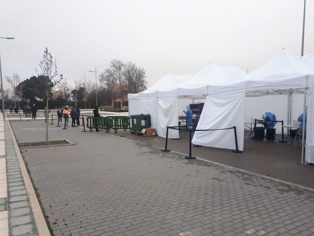 Afluencia de público a primera hora de esta mañana