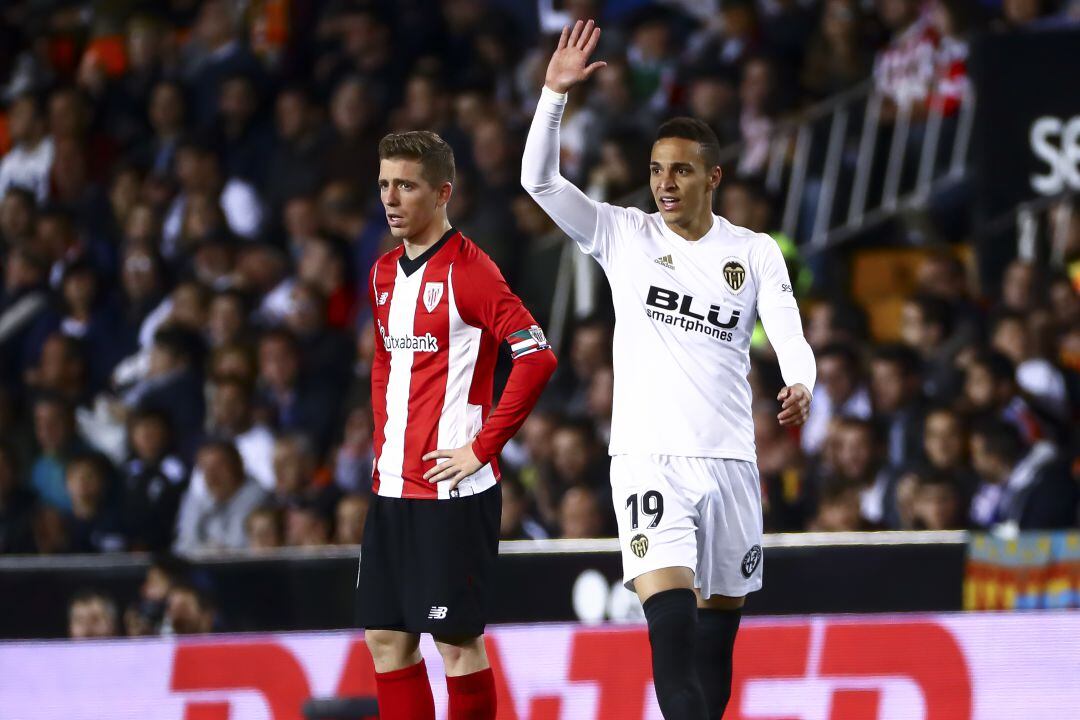 Imagen del partido entre ambos la temporada pasada en Mestalla
