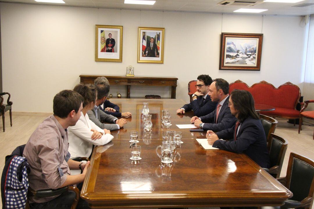 Reunió entre el Govern i el PS sobre la negociació amb la UE.