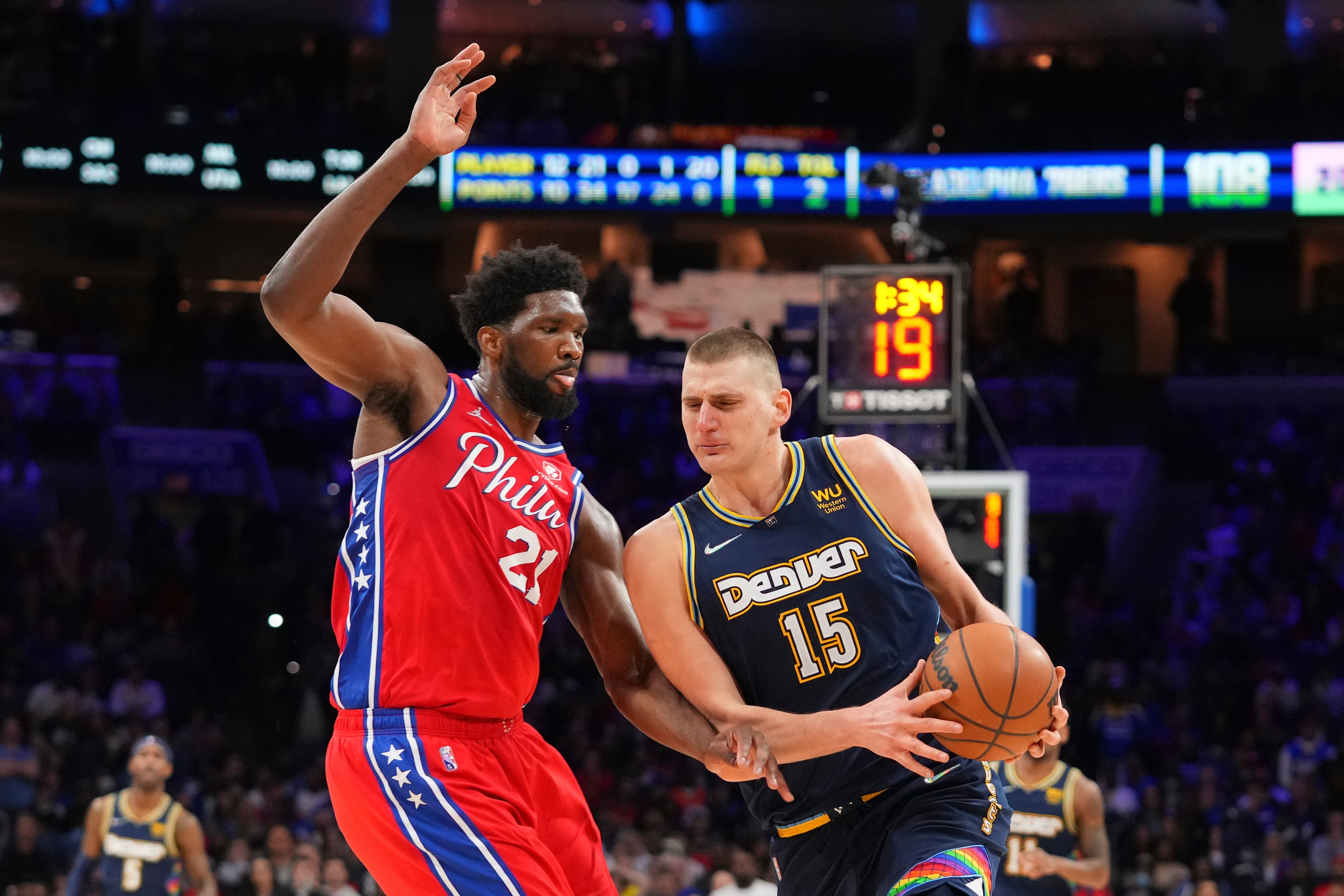 Nikola Jokic y Joel Embiid, los dos favoritos para llevarse el MVP