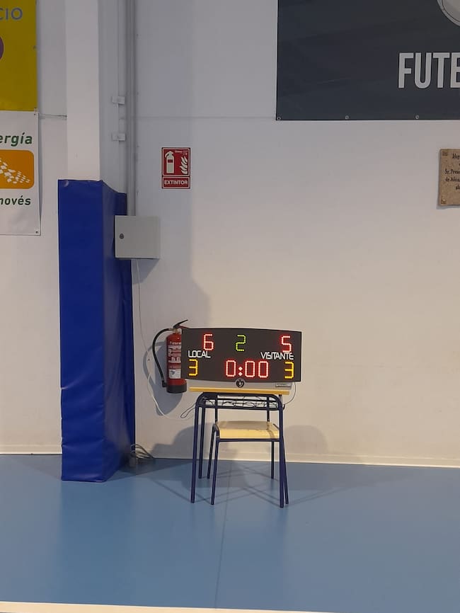 El marcador final del partido