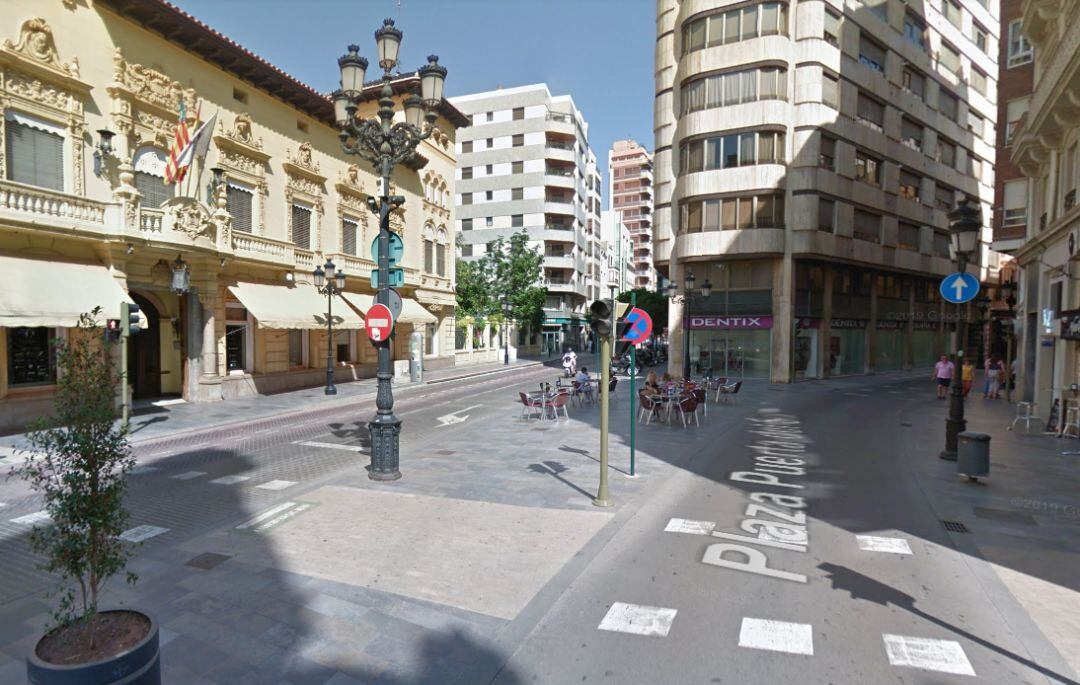 Plaza Puerta del Sol de Castellón (Comunidad Valenciana).