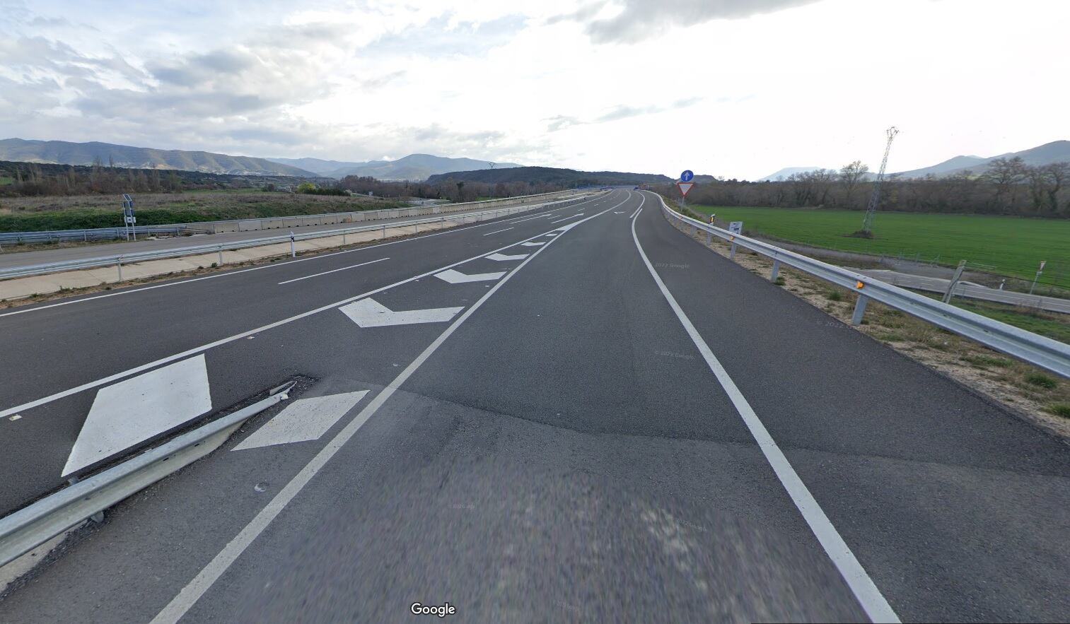 El suceso se producía este lunes a mediodía en el punto kilométrico 86.2 de la A-21