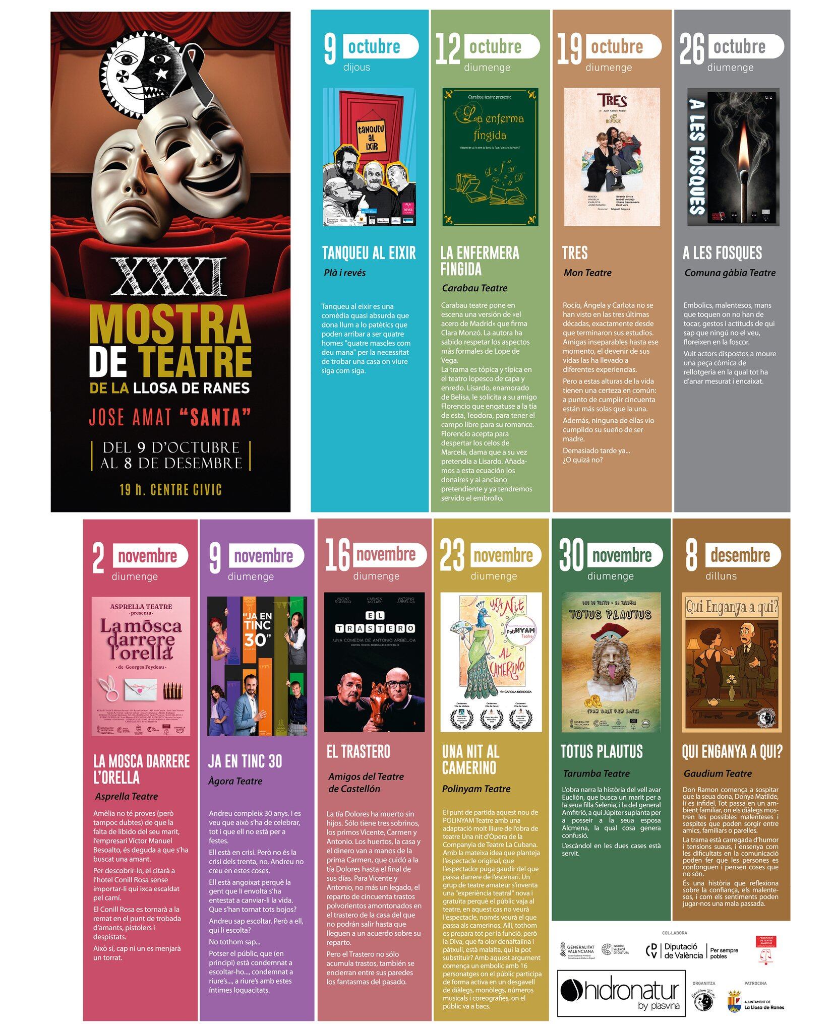 Sinopsis de las obras