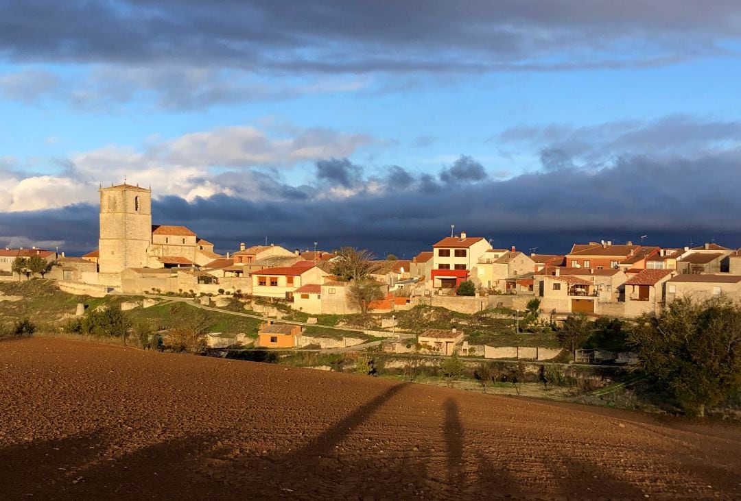 Vista de la localidad de Canalejas de Peñafiel.