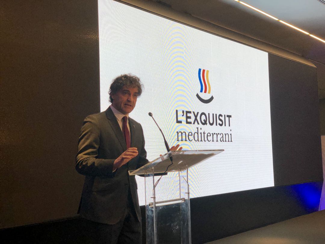 Secretario autonómico de Turisme Comunitat Valenciana en la presentación de la marca &quot;L&#039;Exquisit Mediterrani&quot;