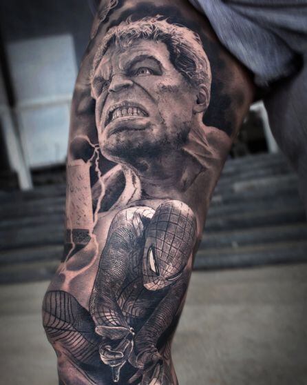 Tatuaje realizado por Miguel Bohigues