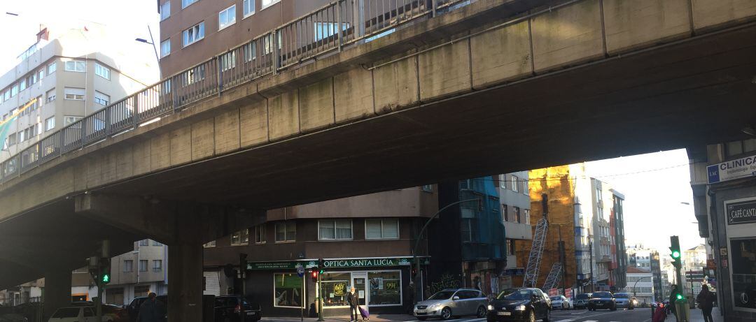 Viaducto Ronda de Nelle, A Coruña