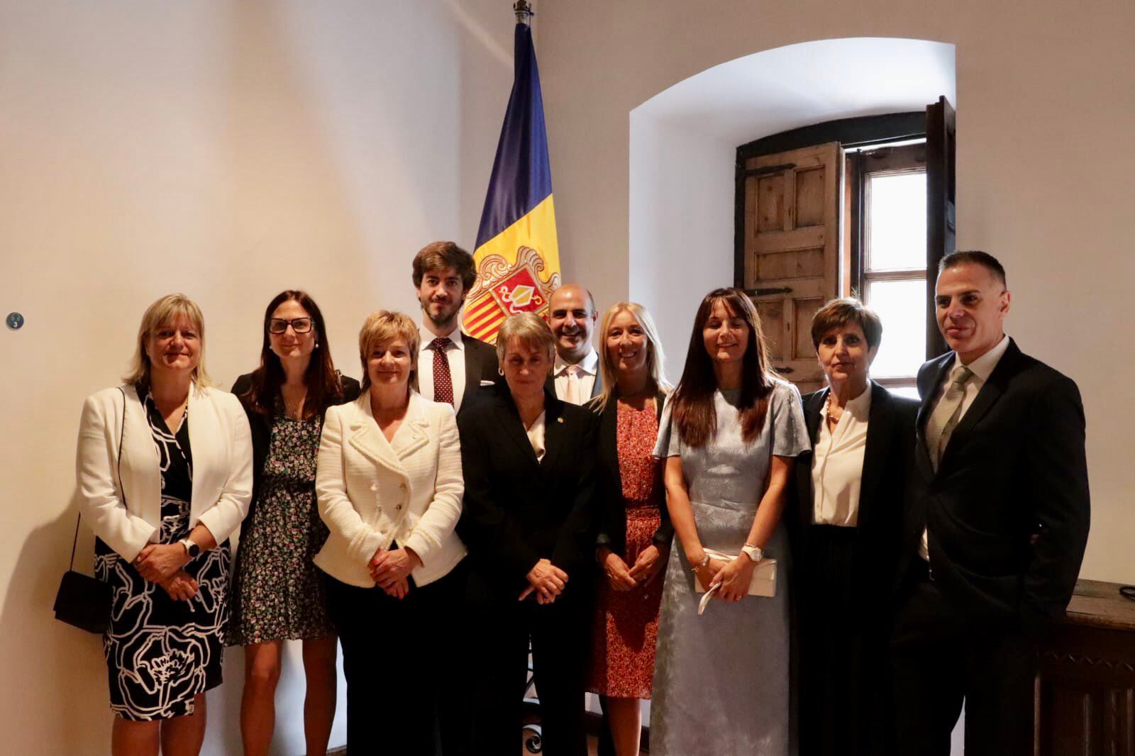 Els consellers generals de Demòcrates per Andorra.