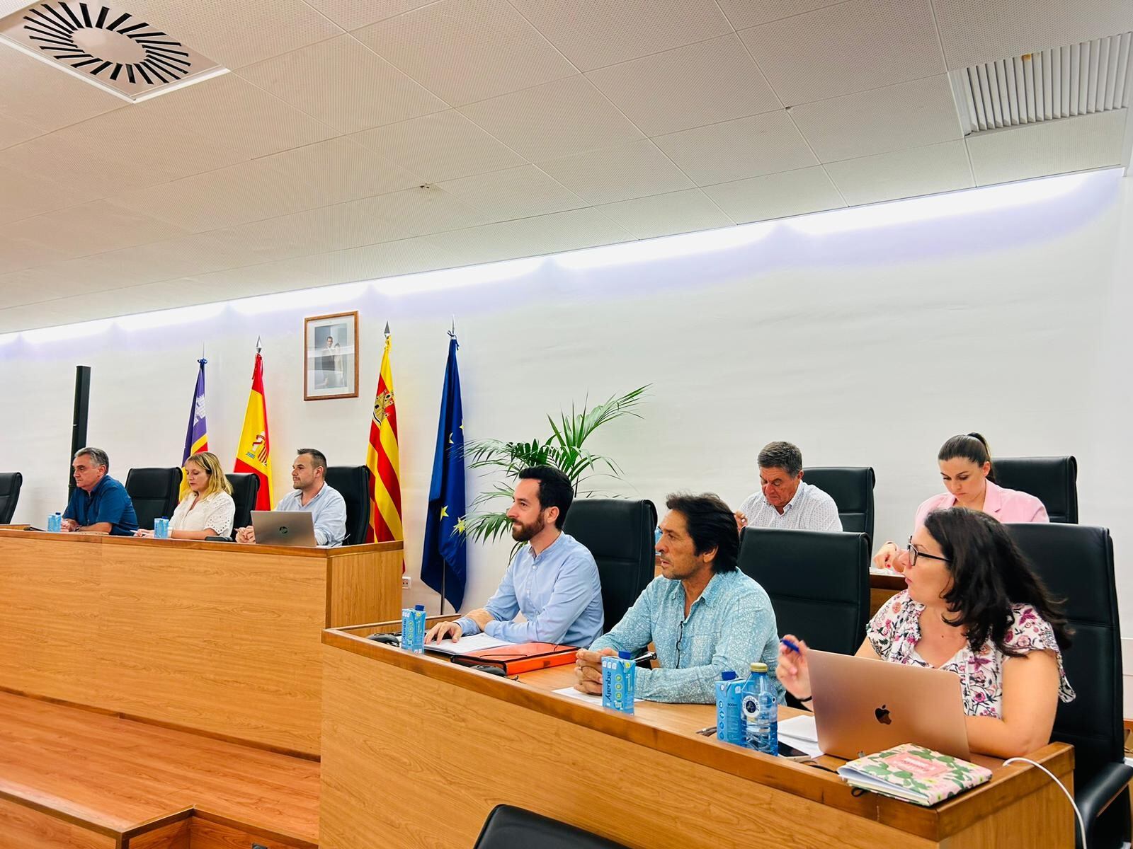 Imagen de archivo de un pleno en el Ayuntamiento de Sant Joan