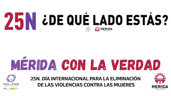 Campaña 25N 'Mérida con la verdad'