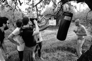 Momento de la grabación del videoclip &#039;Energías&#039;