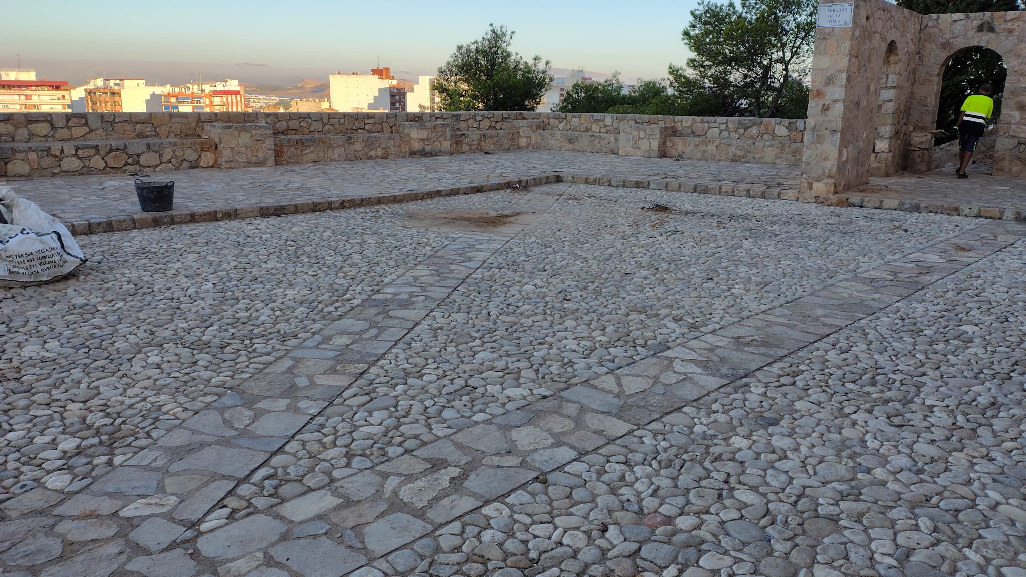 Trabajos de la brigada tras las fiestas