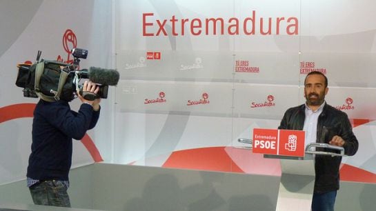 Miguel Ángel Morales, portavoz del PSOE de Extremadura