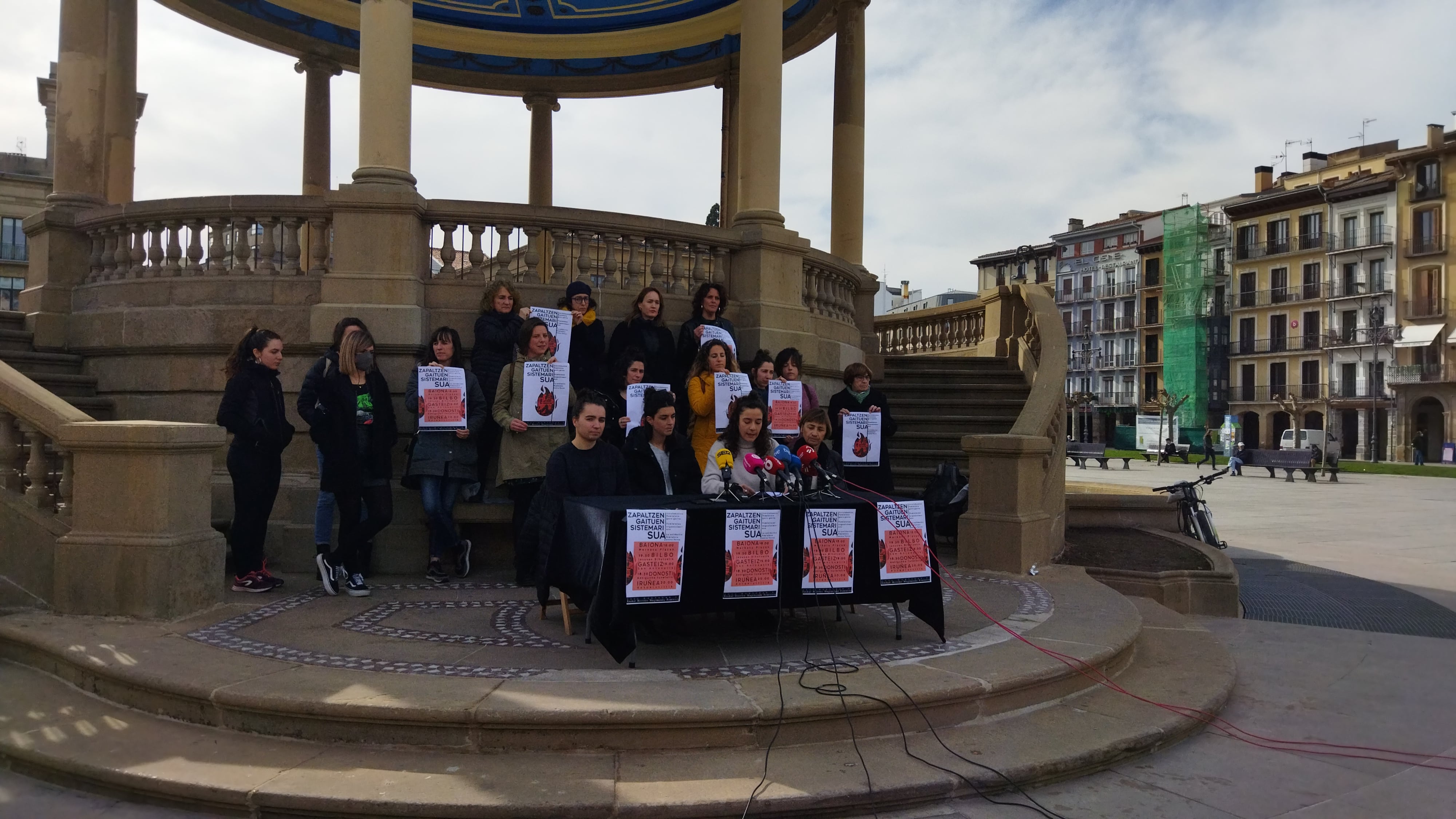 Rueda de prensa del Movimiento Feminista