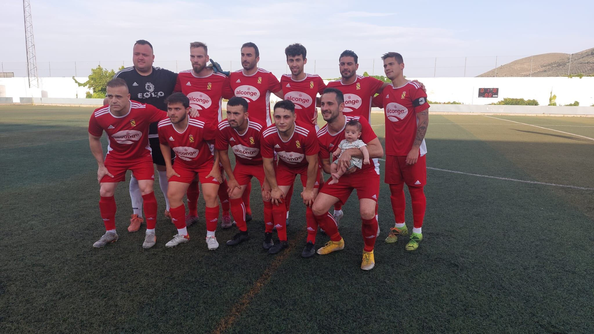 Once titular del Jódar C.F. ante el Recreativo de Bailén