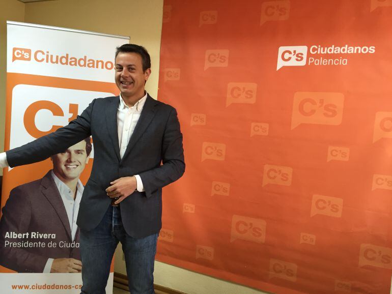Juan Pablo Izquierdo, Portavoz de Ciudadanos en el Ayuntamiento de Palencia.