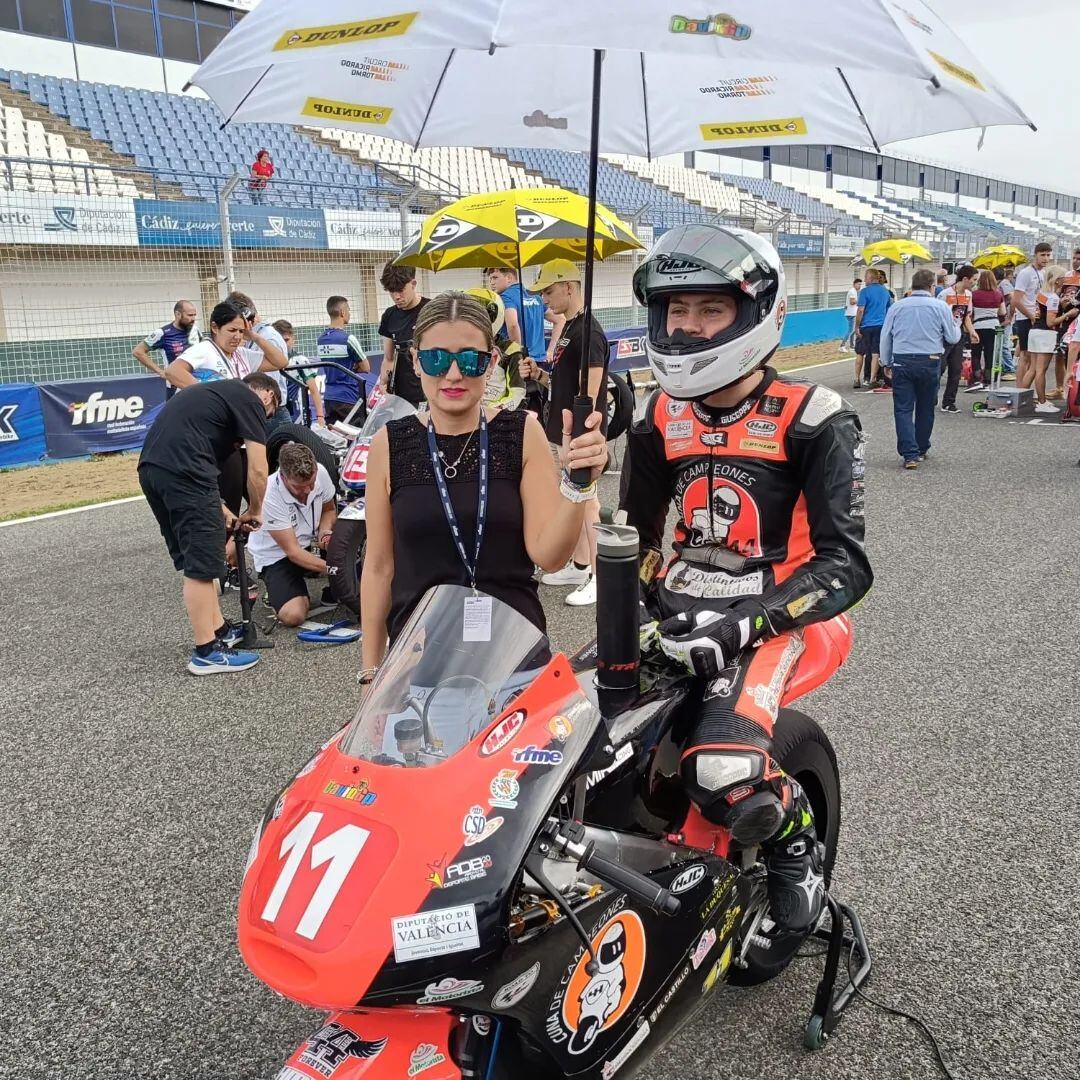 David González, tercero en el Campeonato de España de Pre Moto