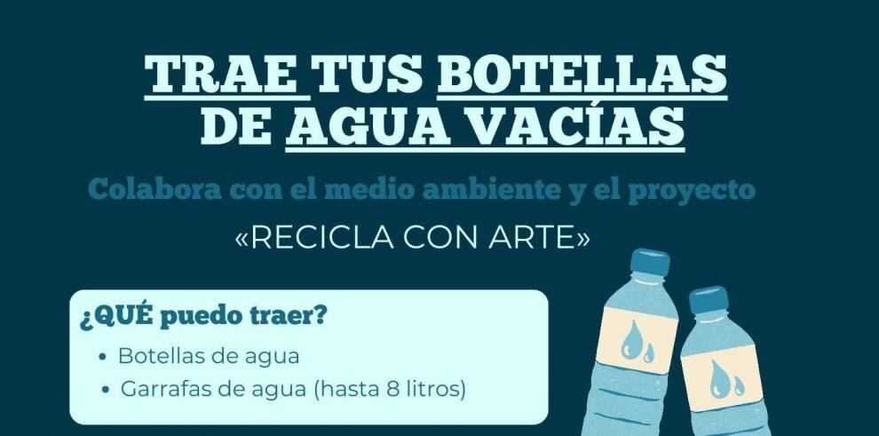 Cartel de la actividad de reciclaje de este martes