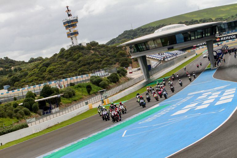 Imagen de la prueba Open 600 disputada el domingo en el Circuito de Jerez