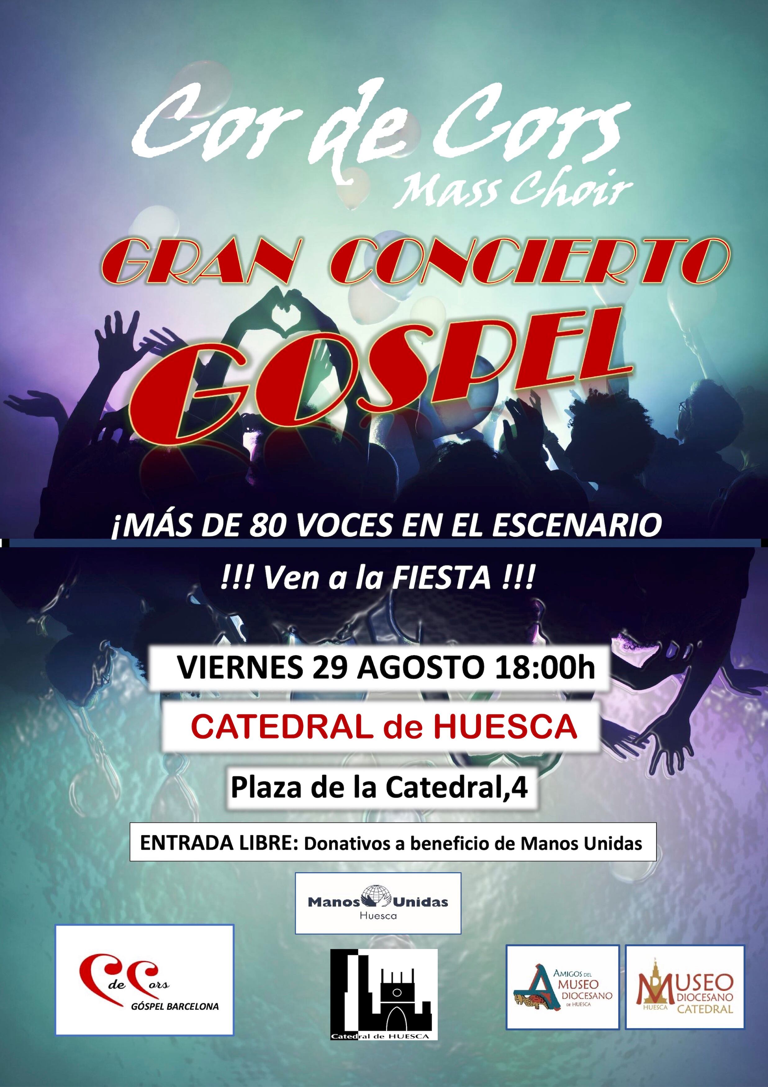Cartel anunciador del concierto de Gospel