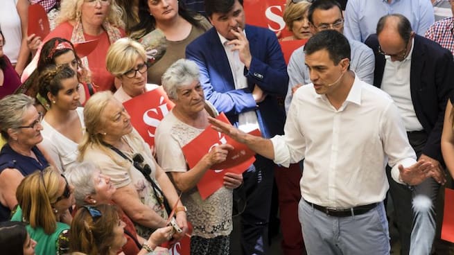Pedro Sánchez: 'Si los socialistas de corazón no se quedan en casa, en junio habrá gobierno'