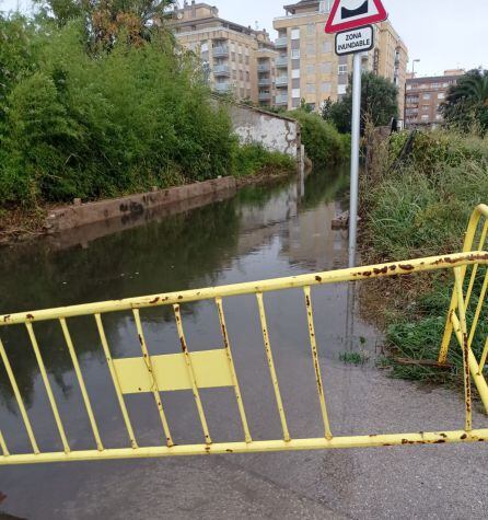 Camí de la Bota, cortado al tráfico el miércoles 4 de noviembre.