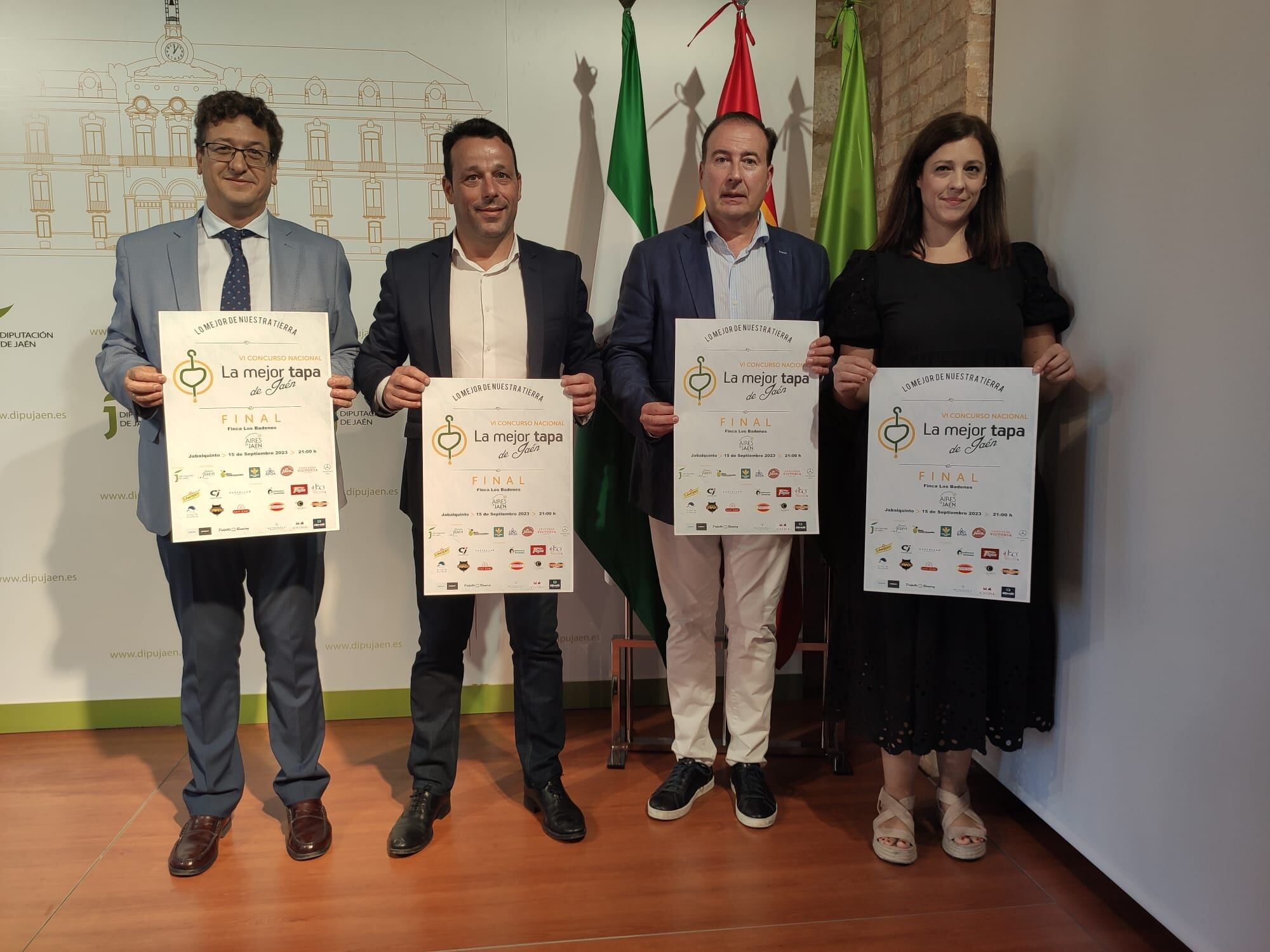 Personalidades de Diputación, Aires de Jaén y Jaén Gastronómico presentan el concurso &#039;La Mejor Tapa de Jaén&#039;