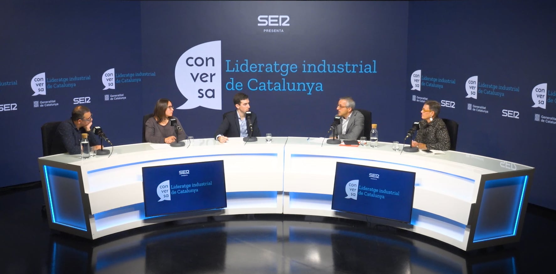 Taula rodona al SER Conversa &quot;El lideratge industrial de Catalunya&quot;