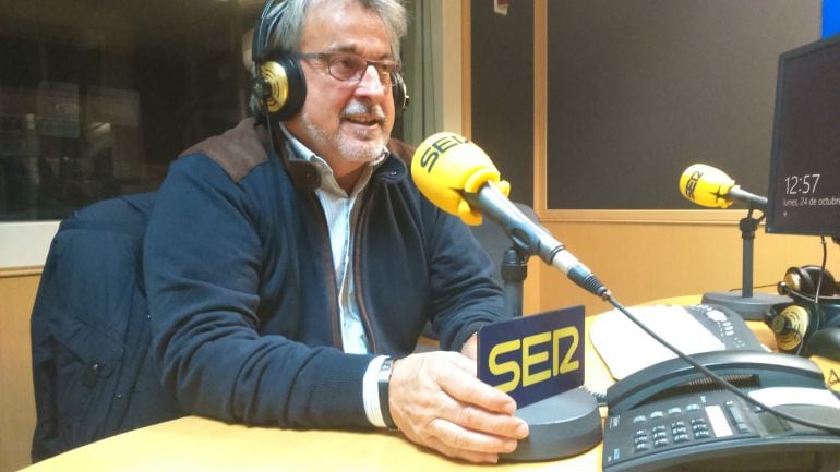 José María González en los estudios de Ser Ávila