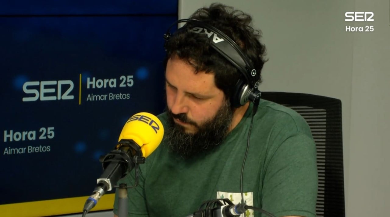 El Kanka cuenta en los estudios de la SER la emotiva historia de la canción &quot;Zamba para mi padre&quot;.