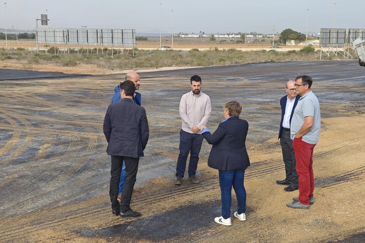 Avanzan las obras de la zona que albergará el Mercadillo de Cabo de Palos