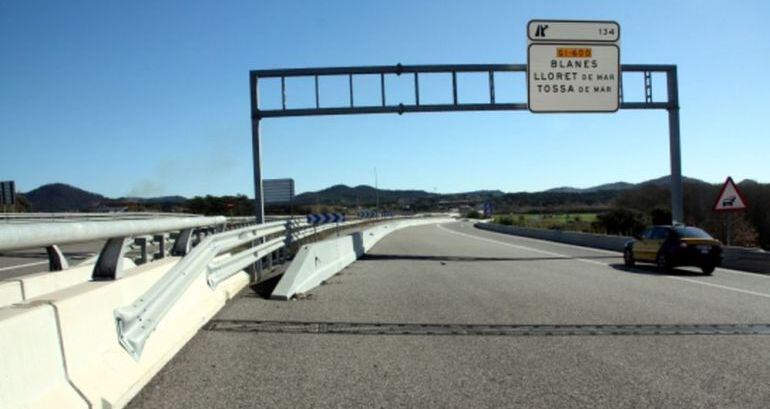 El projecte preveu allargar la C-32 fins a Lloret de Mar i Tossa.