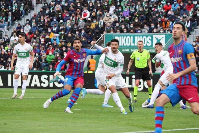 Imagen de un Barcelona - Elche de una temporada anterior