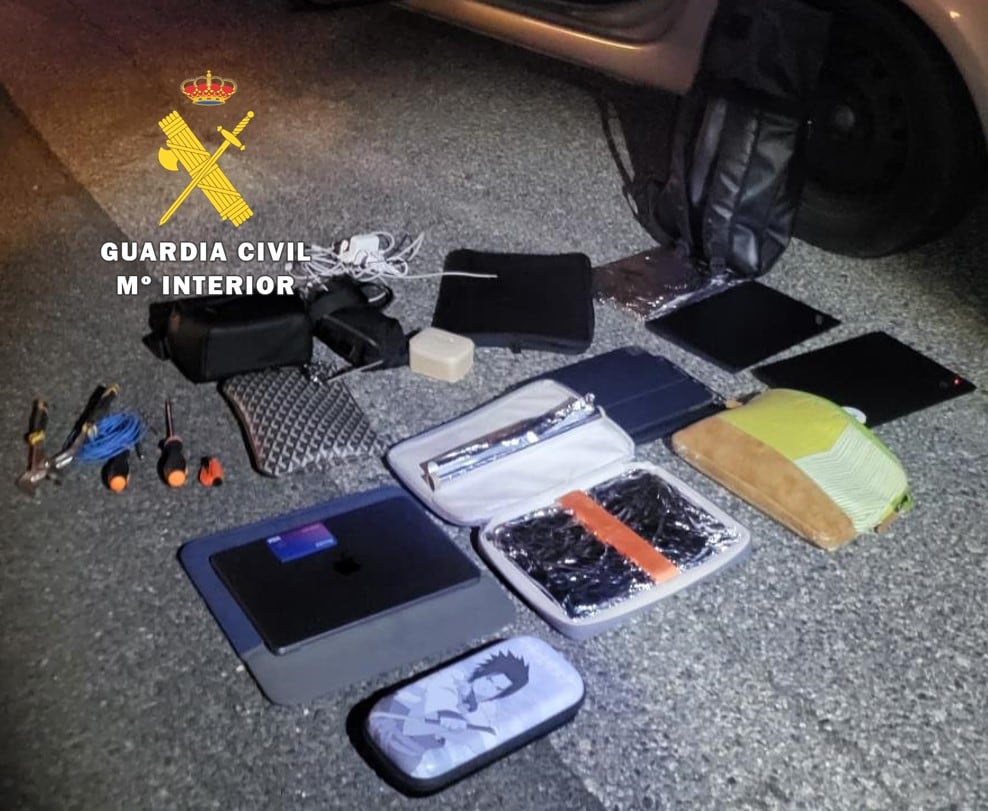 La mayoría de los efectos intervenidos ya han sido devueltos a sus legítimos propietarios