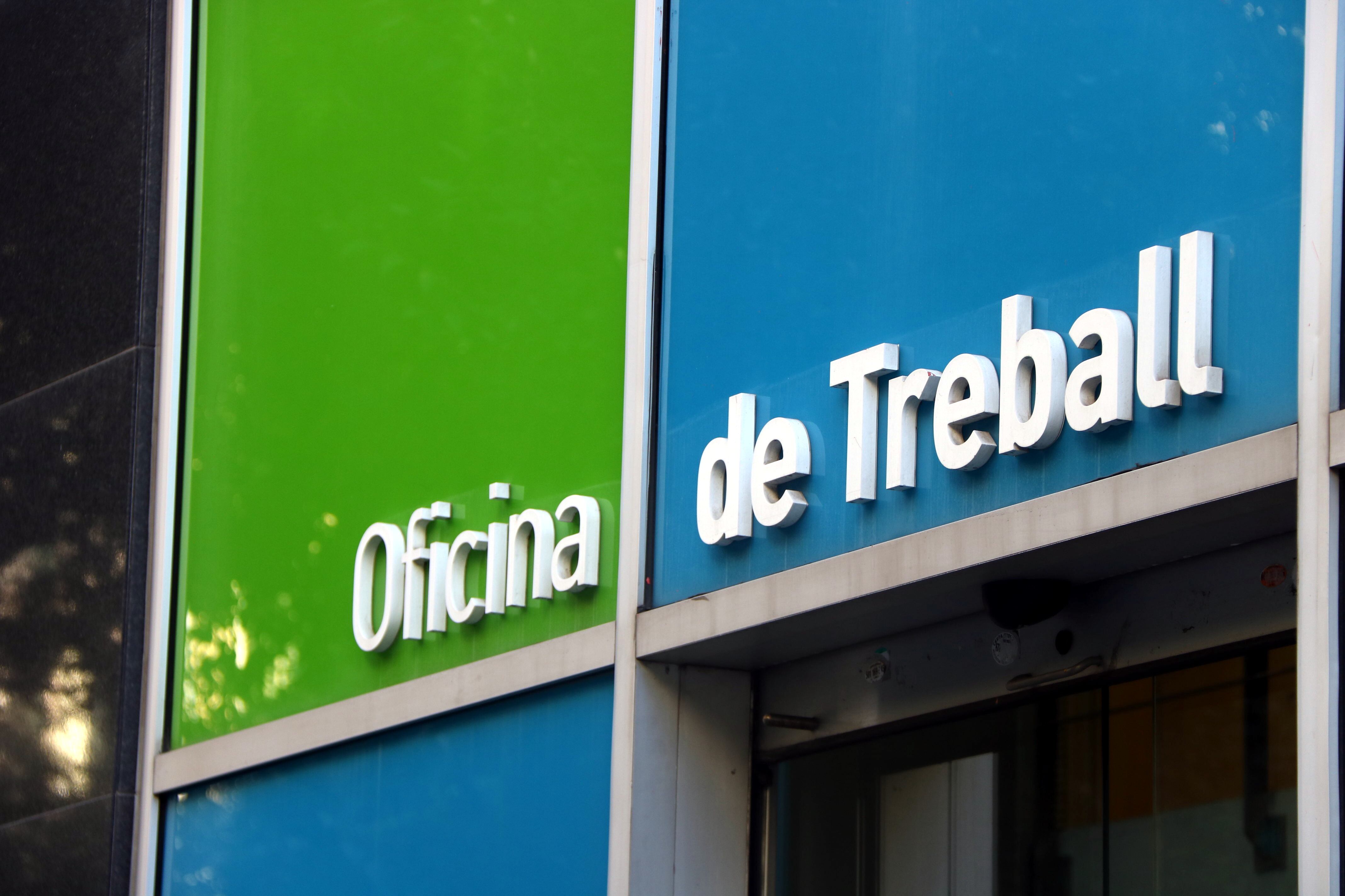 Imatge d'un rètol d'una oficia del SOC a Catalunya 