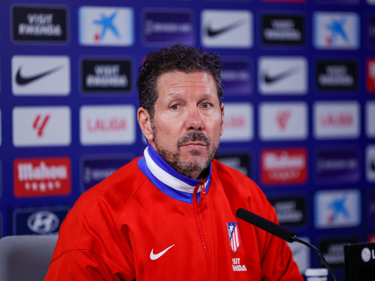 Simeone: "¿Críticas? Seguimos nuestro camino, nuestro objetivo y nada nos altera"