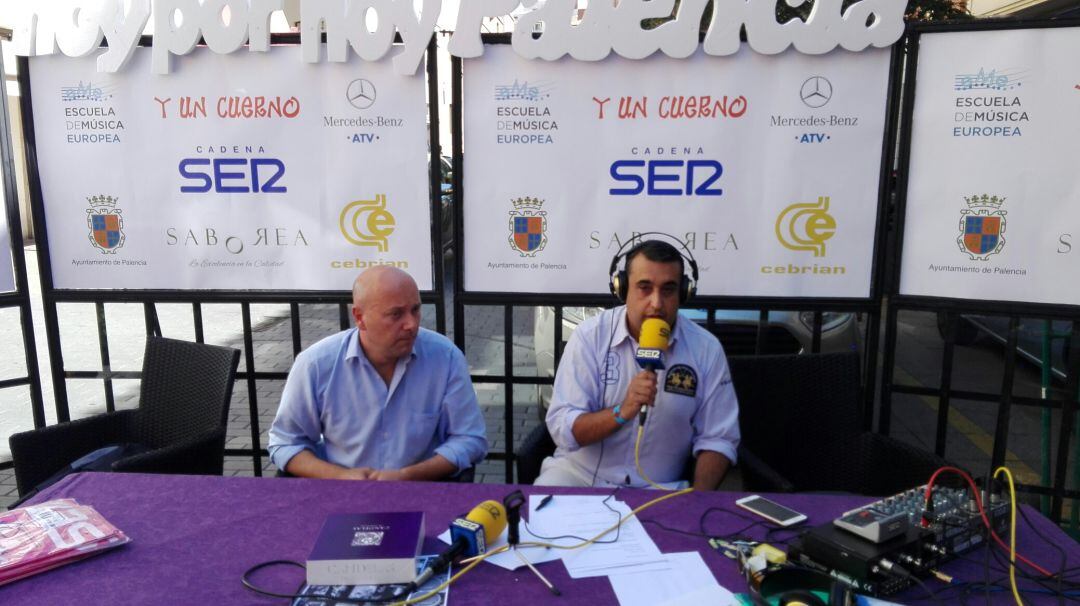 Luis Calderón, vicepresidente de la Diputación junto a Alberto Calleja