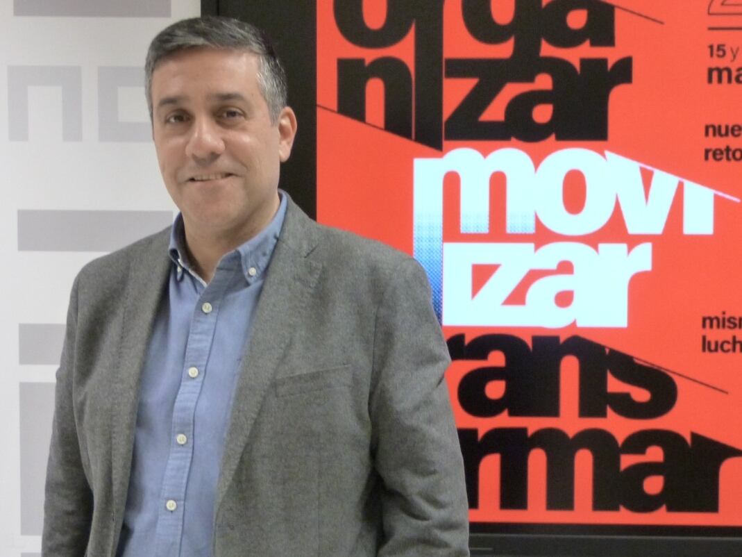 Javier Ortega, secretario general de CCOO en Castilla-La Mancha