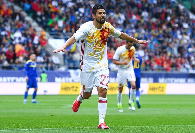 El jugador del Celta de Vigo, Nolito, es uno de los nuevos hombres del seleccionador Vicente del Bosque.