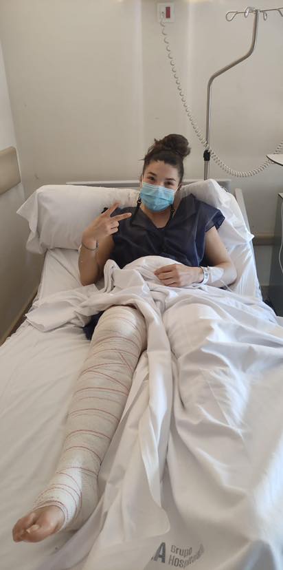 Judith Gómez ya piensa en su recuperación