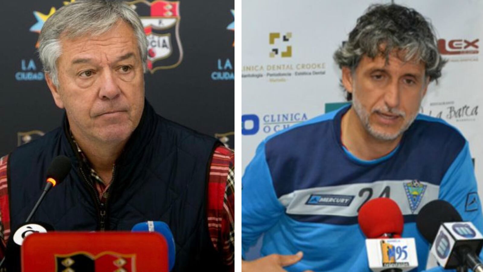 César Ferrando y Pablo Alfaro, entrenadores