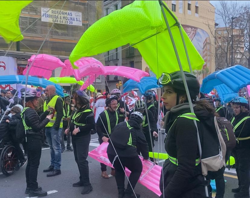 Desfile de carnaval en Zaragoza