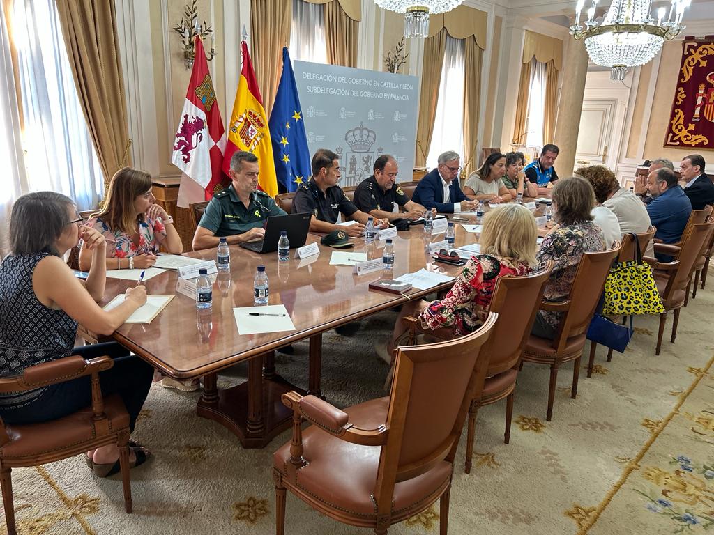 Reunión de la Junta Local de Seguridad de Palencia