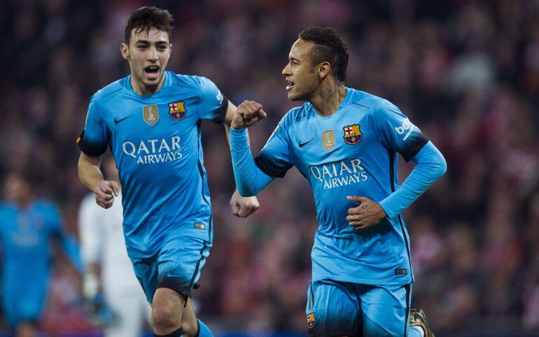 Neymar y Munir, goleadores del partido 