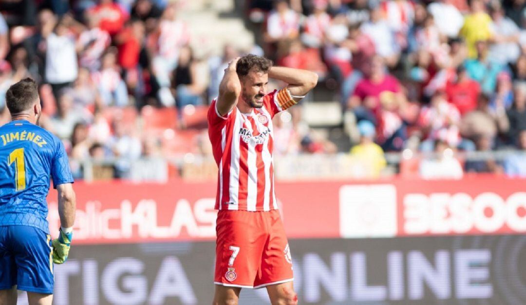 Stuani després de fallar un penal.