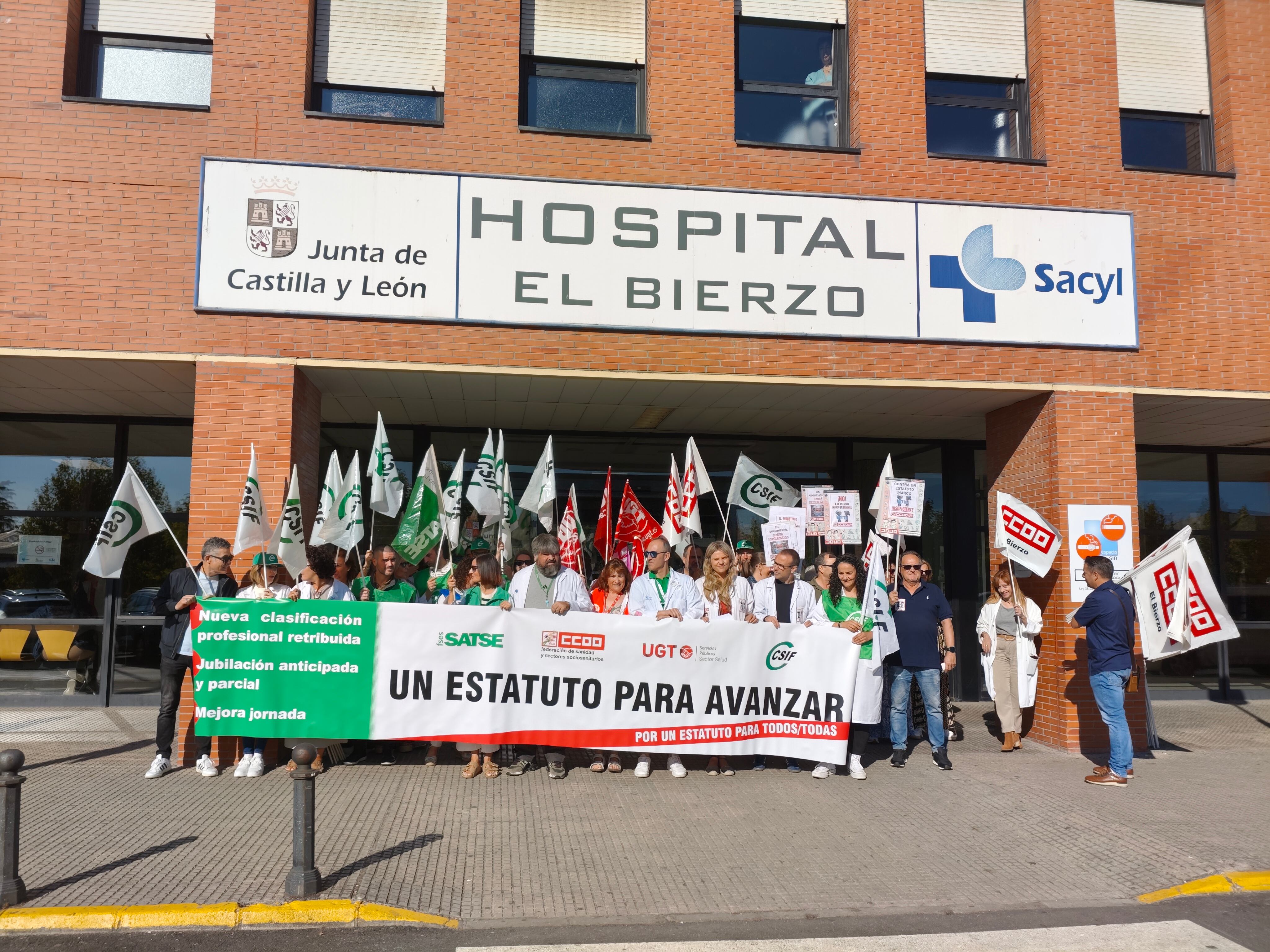 Concentración sindicatos sanitarios