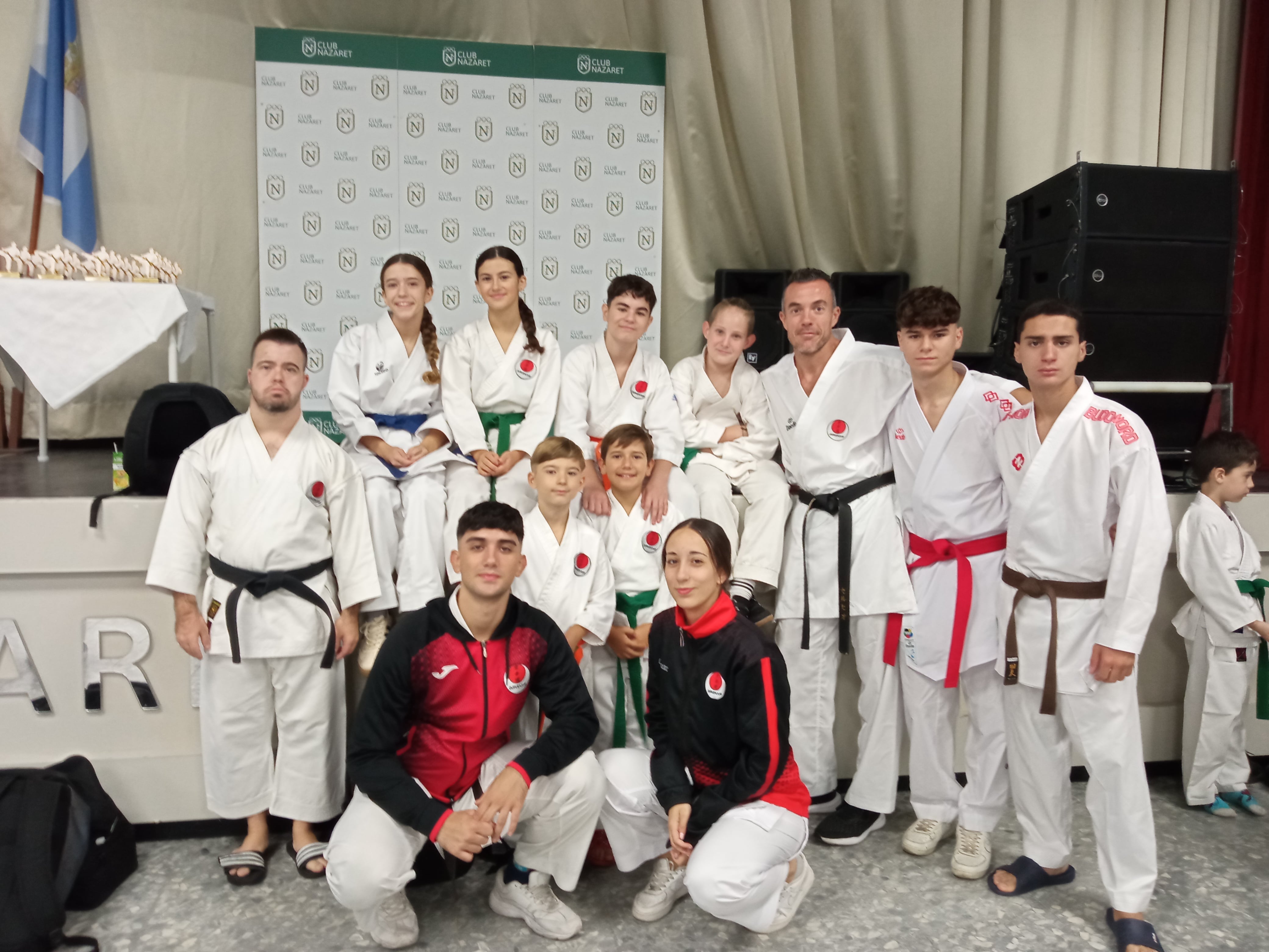 Representación del club Dakentai en Palma del Río