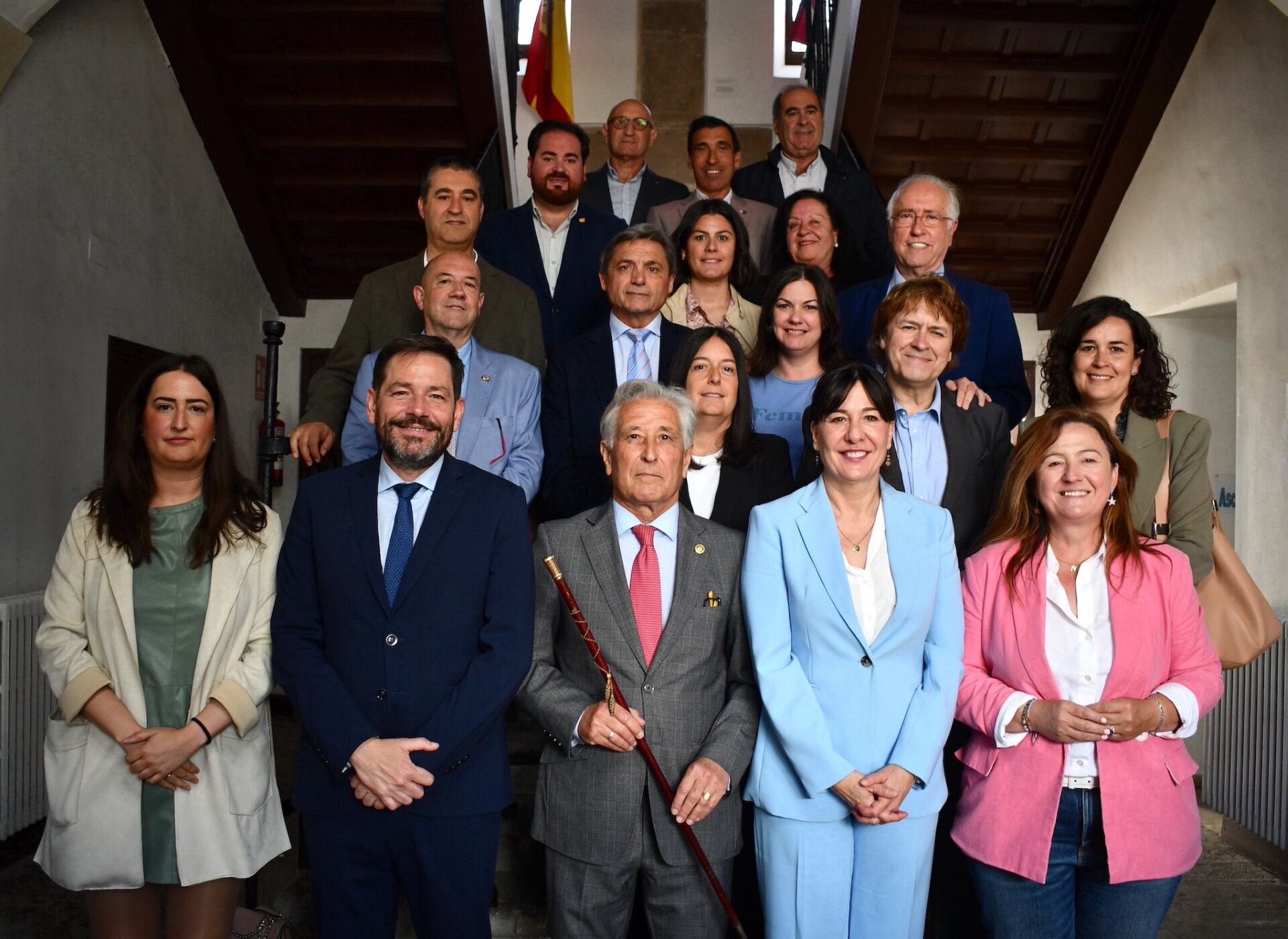 Francisco Ureña, junto a miembros de su equipo de gobierno y autoridades de Ciudad Real
