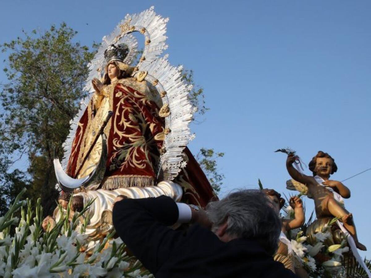 Aplazada la subida de la Vírgen de los Ángeles de Getafe por el calor